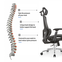 Chaise de bureau ergonomique, chaise de bureau de direction, chaise de bureau réglable en hauteur, accoudoirs pivotants, roulettes, chaise d'ordinateur en aluminium