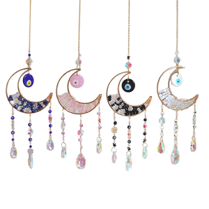 Nouveau design Attrape-soleil en quartz rose, Ornement Œil protecteur, Décoration d'intérieur, Décoration murale, Ornement de voiture, Cristal, DIY Letterpress - Product Image 1