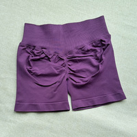 Naadloze Scrunch Butt Yogashorts voor vrouwen |   High Waist Gym Biker Shorts met aangepast logo |   Activewear voor booty lifting workouts
