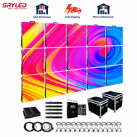 En stock – Mur vidéo LED sans fil IP65 à haute fréquence de rafraîchissement et à épissure transparente pour location, P2.6 P2.9 P3.91, affichage LED extérieur pour églises et mariages