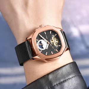 Pulsera automática de oro, reloj automático de Tourbillon de lujo, Uhr Herren, OEM - Product Image 3