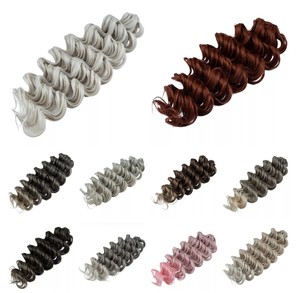 <span class=keywords><strong>Ariel</strong></span>-mechones de pelo sintético para mujer, mechones de pelo trenzado de onda profunda, ondulado al agua, largo, de ganchillo, fabricante al por mayor - Product Image 6
