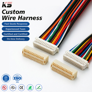 JST SHD 1.0 케이블 어셈블리 맞춤 길이 및 전선 게이지 7P 옵션, 가전제품 및 기계용, OEM/ODM 지원, 무료 샘플 제공 - Product Image 1