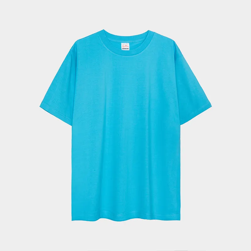 पुरुषों के लिए भारी वजन टी शर्ट कस्टम डिजाइन खाली 100% कपास राउंड गर्दन टी शर्ट पुरुषों के लिए शर्ट शर्ट