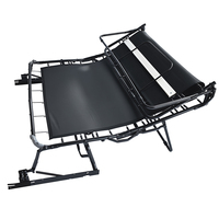 Cadre de lit pliant trois positions, cadre de canapé-lit multifonctionnel avec rangement dissimulé, accessoires pour canapé-lit pour petits appartements