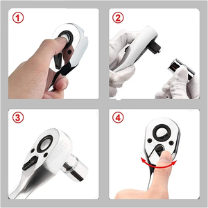 216Pcs Ratchet Kết Hợp Ổ Cắm Hộ Gia Đình Công Cụ Kit Cờ Lê Thiết Lập Tay Công Cụ Bộ Ổ Cắm Bộ - Product Image 2