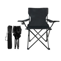 Nouvelle chaise pliante d'extérieur avec accoudoirs, siège de camping portable, LOGO personnalisé, plusieurs couleurs, chaise de voyage compacte