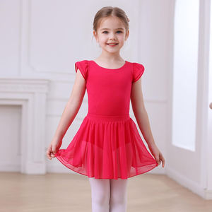 Vestidos de Baile para Niñas 2026, Nuevo Modelo, Alta Calidad, Vestidos de Ballet para Niñas Pequeñas, Color Personalizado, Vestidos de Tutú con Mangas con Volantes - Product Image 1
