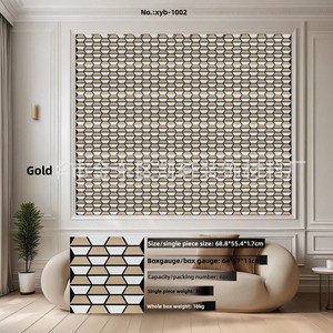 แผงดูดซับเสียงใยโพลีเอสเตอร์ แผงกันเสียง แผงกันเสียงผนังภายใน แผงกันเสียงผนังพื้นหลัง KTV - Product Image 6