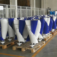 Generador de Turbina Eólica Vertical de 2kw, 3kw, 5kw, 10kw, 20kw, 30kw, 50kw, 220V, 380V, para Sistemas de Energía Renovable Conectados a la Red y Fuera de la Red