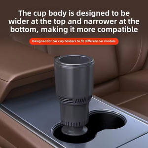 Car Mounted <b>Hot</b> <b>Cold</b> Cup 12V LED Display Temperature Control Universal Car Use - Product Image 3
