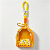 Sac à poupée en PVC fait main, tendance et personnalisé, étanche, transparent, pour présentation de jouets en peluche, porte-clés, breloque, pochette Ita transparente avec fermeture éclair