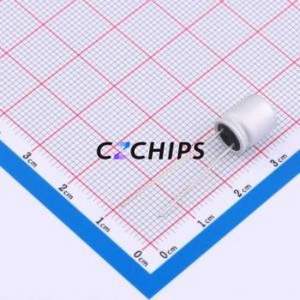Condensateur électrolytique hybride solide-liquide en aluminium HBS221M1EBK-0810, traversant, D8xL10mm 220uF 20% 25V 8mm - Product Image 2