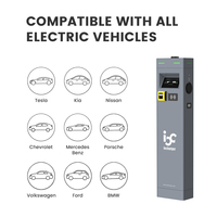 Xiamen Iocharger Bidirectionnel AC EV Chargeur Double 22kW Double Gun OCPP Recharge Post Conforme à la réglementation allemande en matière de métrologie