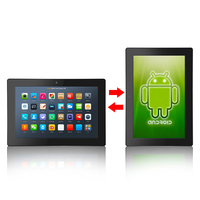 PC industriel tout-en-un Android 10,1 pouces IP65 à écran plat RK3288 2 Go/4 Go/8 Go de RAM 16 Go-128 Go EMMC tactile capacitif HMI