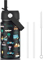 12OZ enfants en acier inoxydable bouteille d'eau flacon eau et bouteilles de jus écolière étanche isolé thermos tasse