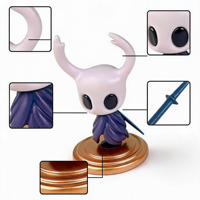 Figurine Hollow Knight en PVC écologique de qualité supérieure, statuette de personnage 3D, style Kawaii, couleurs personnalisables, fabricant direct