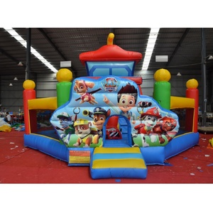 Aufblasbare Struktur Spiel Hund aufblasbare Rutsche aufblasbare Hüpfburg Combo Bounce House mit Rutsche Werbung - Product Image 1