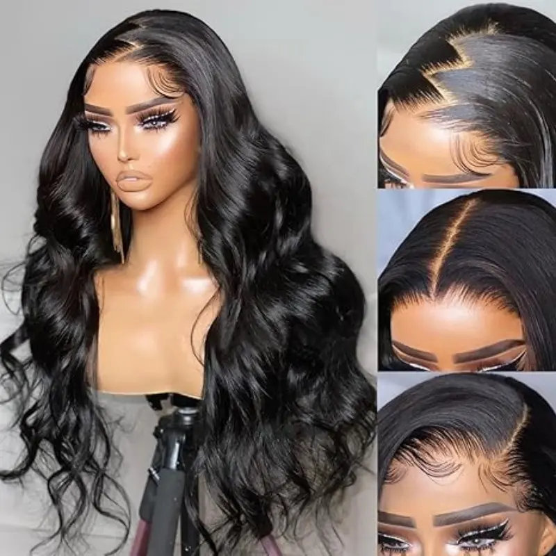 Glueless Body Wave Hd Lace Front Wig  pre Pluck Virgin Human Hair Wigs preplucked Hd Lace Closure Wigs for Women Brazilian Hair
