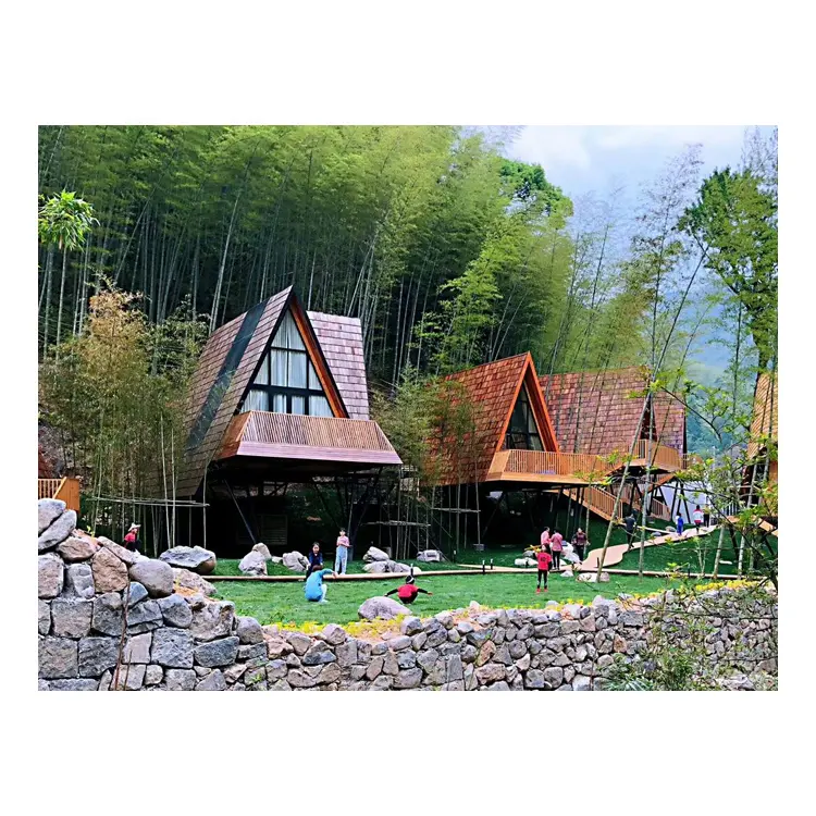 TM09 2021 Лидер продаж, деревянный сборный треугольный дом