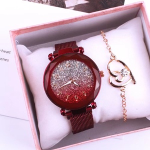 9 Farben Uhren set 2021 Luxus Damen uhren Kristall armband Damen uhren Großhandel - Product Image 3