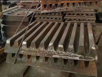 Revêtement de mâchoire PE-900x1200 : Pièces d'usure en acier au carbone Mn18Cr2 à ajustement parfait