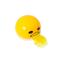 Jouets anti-stress créatifs et amusants en forme de jaune d'œuf, boules collantes de décompression pour enfants