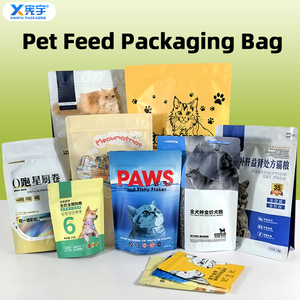 Custom Logo Plastic Pet Dog Food Packaging Bag Food Grade Aluminum Foil Moisture Proof Storage Bag for Chicken <strong>Fish</strong> Dried Grains - Product Image 2