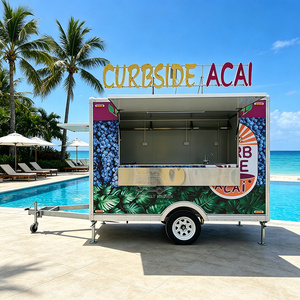 Remolque de Comida, Remolque Bar Móvil, Carrito de Perritos Calientes, Carrito de Jugos, Camión de Comida Callejero, Carrito de Snacks - Product Image 1