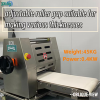 Laminoir à pâte pliable de table ZL-300M, nouvelle machine à rouler automatique à haute productivité pour usage commercial et domestique en boulangerie