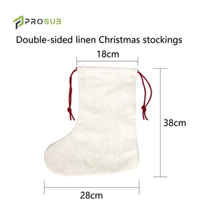 Calcetines Navideños Decorativos Personalizados por Sublimación Prosub, Calcetines Navideños Blancos para Sublimación, Adornos en Blanco - Product Image 5