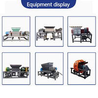 Machinerie de traitement des déchets / Broyeur à double axe haute performance et durable, adapté au broyage du plastique et du métal