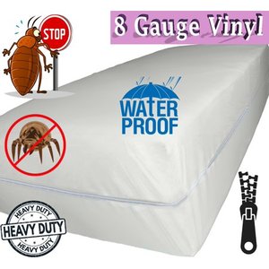 <span class=keywords><strong>Housse</strong></span> <span class=keywords><strong>de</strong></span> matelas imperméable en vinyle hypoallergénique, drap-<span class=keywords><strong>housse</strong></span> en PVC - Product Image 4
