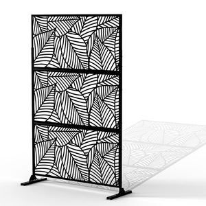 Thanh Lịch Lồng Vào Nhau Kim Loại Rèn Màn Hình Sắt Trong Nhà Ngoài Trời Hội Đồng Quản Trị Riêng Tư Hàng Rào Cho Sân Vườn Phân Vùng Trong Nhà - Product Image 1