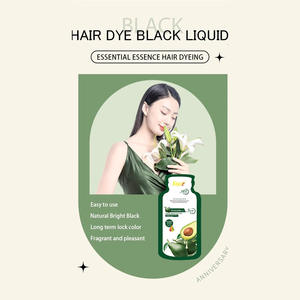 Bolsa de 25 ml de Extracto de Aguacate, Tinte en Espuma Sin Dañar el <span class=keywords><strong>Cabello</strong></span>, Champú Negro y Crema <span class=keywords><strong>para</strong></span> el Cuidado del <span class=keywords><strong>Cabello</strong></span> - Product Image 6