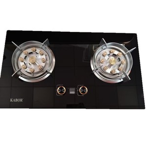 Kabor Dual Burner Gas <b>Stove</b> Stainless Steel Natural Gas Cooktop With Timer Control - Product Image 5