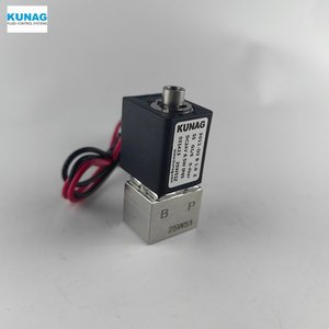 Válvula Solenoide KUNAG 1/8 pulg. G1-8 M5 de Acero Inoxidable Normalmente Abierta, Válvula de Control Electro-Neumática - Product Image 2