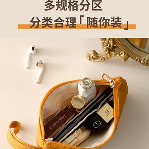 Pochette de voyage rose en polyester Leimo avec fermeture éclair, pochette carrée verticale, étui portable pour téléphone pour femmes, loisirs et voyages - Product Image 2