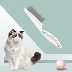 Professional Plastic Stainless Steel Teeth Grooming Cleaning Pet Dog Cat Hair Flea Comb Pet Brush And Comb