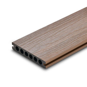 Không có keo có thể tái chế bảo trì thấp phổ biến WPC sàn ngoài trời 3D dập nổi <span class=keywords><strong>composite</strong></span> WPC <span class=keywords><strong>decking</strong></span> - Product Image 2