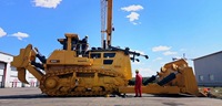 Nouveau Bulldozer Énorme Sur Chenilles Gros Bulldozers Powerplus Bulldozer SHANTUI SD90 Bulldozer 900HP Plus Grand-Bulldozer SD90-C5