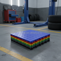 Suelo Industrial de PVC y PP de 18 mm de Espesor, Rígido, Modular, Colorido, Encastrable, Resistente al Desgaste, Antideslizante, con Sistema de Clic