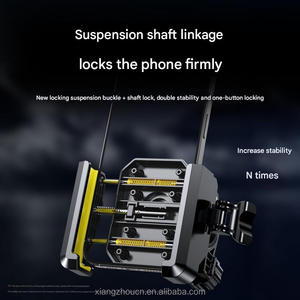 Support de tableau de bord de voiture à vide mains libres pour femmes avec support de téléphone à chaîne en silicone pour un accès facile pendant la conduite - Product Image 5