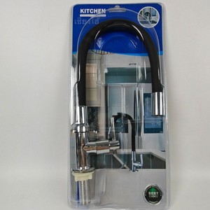 Grifo de Cocina Moderno de ABS <span class=keywords><strong>con</strong></span> un Solo Orificio, Empaquetado <span class=keywords><strong>en</strong></span> Blister, <span class=keywords><strong>con</strong></span> Manija Única, Caño Giratorio y <span class=keywords><strong>Agua</strong></span> Fría - Product Image 1