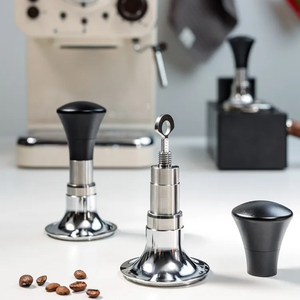 BANLEE 51/53/58mm Tasseur à <span class=keywords><strong>café</strong></span> à pression réglable avec retour de clic et base en acier inoxydable pour barista à domicile - Product Image 2
