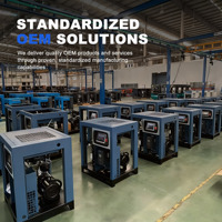 Compresseur d'air industriel portable à vis, monophasé 220V, petit, silencieux, 7,5KW 10HP avec sécheur, certifié CE pour atelier automobile