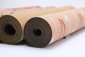 เสื่อโยคะไม้ก๊อกความงามหรูหราน้ำหนักเบาราคาไม่แพงสวยงามเรียบง่ายหายากแต่ไม่หยิ่ง - Product Image 3