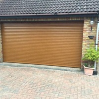 Volets roulants verticaux en alliage d'aluminium personnalisés LML pour extérieur, avec télécommande, pour portail et porte de garage