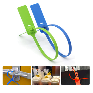 Sceau plastique haute sécurité Yuedun YDPS023 avec numéro de série personnalisé et code-barres, résistance à <span class=keywords><strong>la</strong></span> traction >200N, diamètre 7mm, gravé au laser/estampé à chaud - Product Image 6