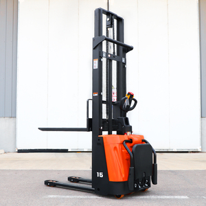 Carretillas elevadoras portátiles completas Semi <span class=keywords><strong>Straddle</strong></span> Pallet Nuevo apilador eléctrico Elevador 1,5 Ton 2ton Apilador eléctrico - Product Image 1